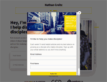 Tablet Screenshot of nathancreitz.net